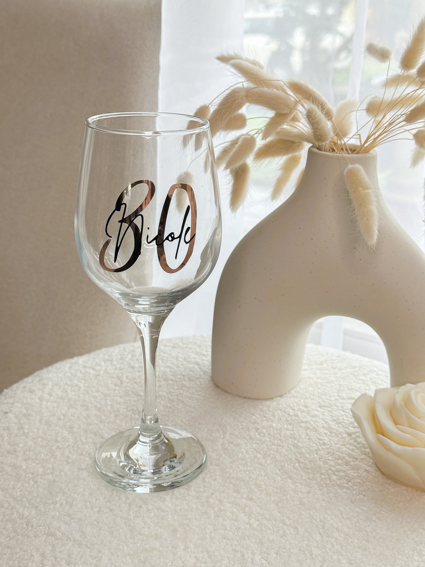 Birthday Personalised Glass