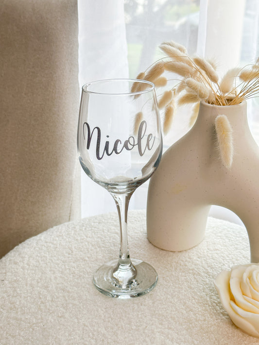 Personalised Name Glass