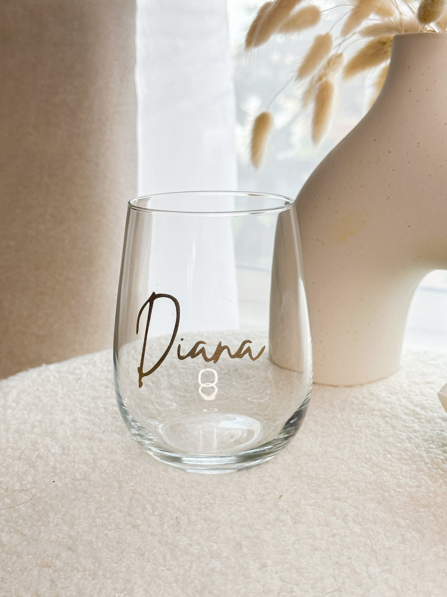 Personalised Name Glass