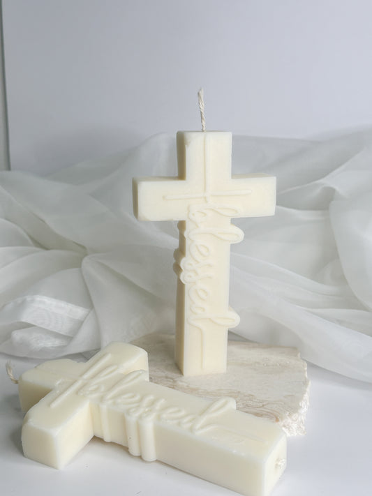 Cross Blessing Candle