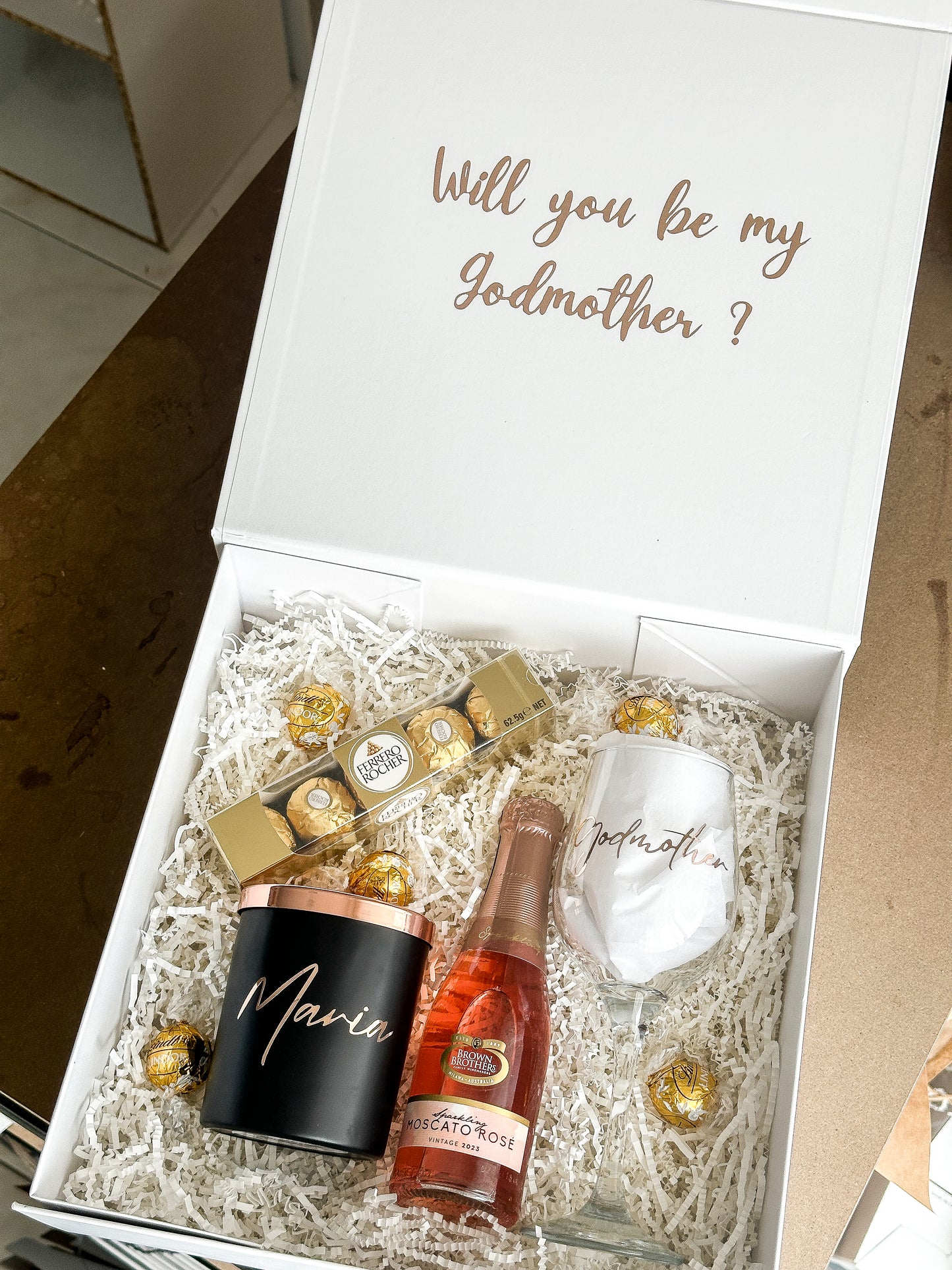 'Will you be my Godmother?' Proposal Box